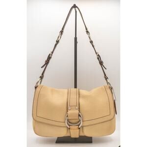 Vintage COACH Purse Chelsea Saddle Style Leather Y2K Soho Shoulder Bag F10893